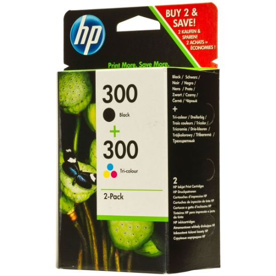 HP CN637EE (300) SIYAH/UC RENKLI 2'Lİ PA