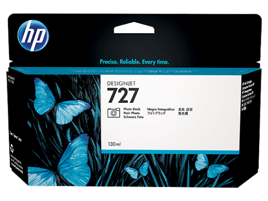 HP B3P23A (727) FOTOGRAF SIYAHI 130 ML K