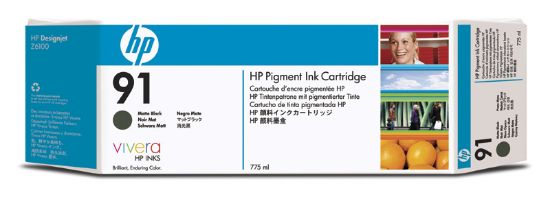 HP C9464A (91) MAT SIYAH PIGMENT 775 ML