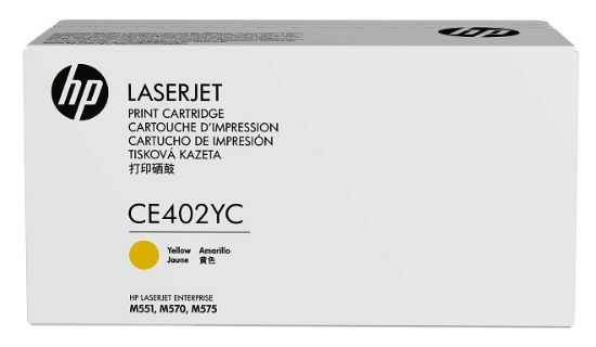 HP CE402YC(507A) SARI TAAHHUTLU TONER