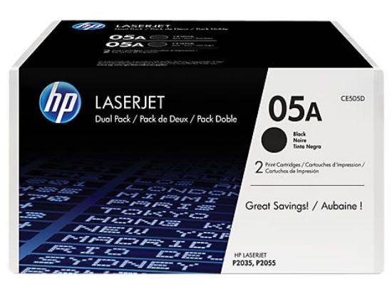 HP CE505D (05A) SIYAH 2'LI PAKET TONER