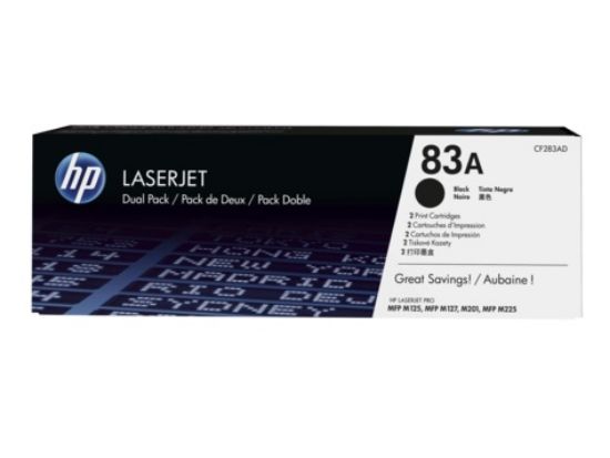 HP CF283AD (83A) SIYAH 2'LI PAKET TONER