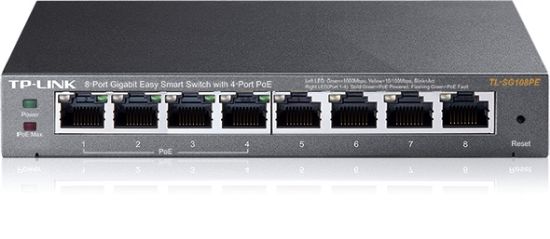TP-LINK TL-SG108PE 8 PORT GIGABIT SWITCH